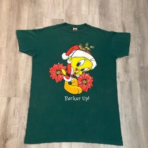 Vintage 1999 Shirt Tweety PUCKER UP!            Perfect shirt for Christmas XL